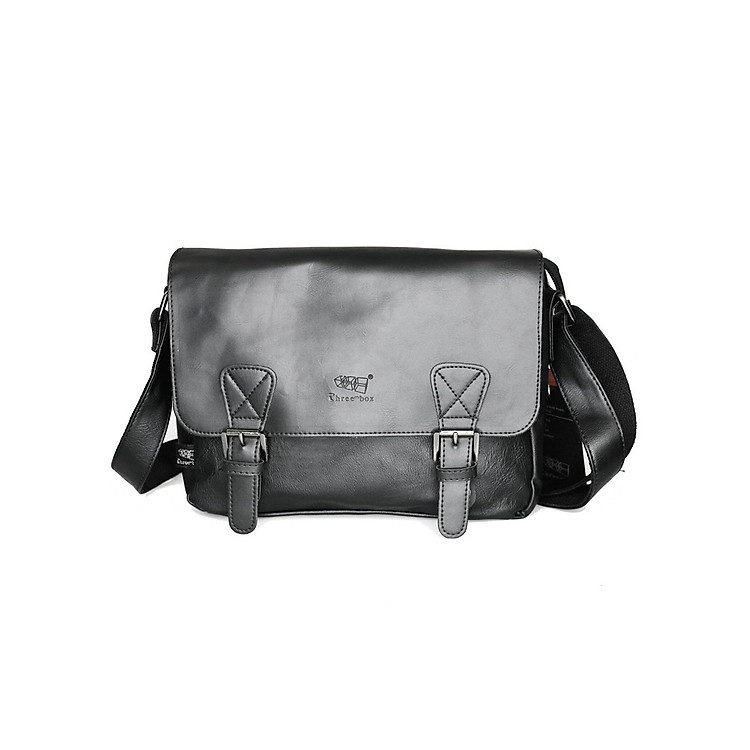 Túi da đeo chéo Unisex chính hãng Three-Box | MS3539