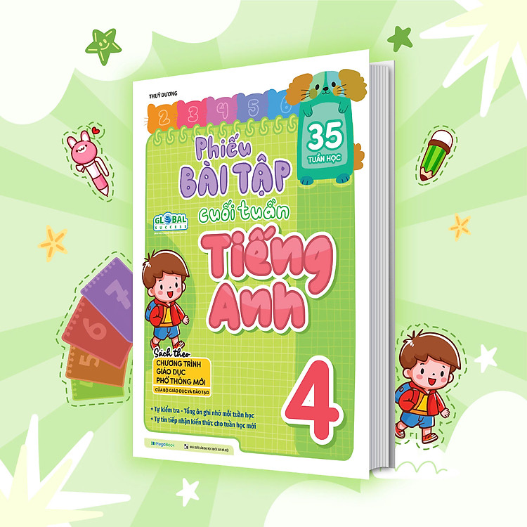 Phiếu bài tập cuối tuần Tiếng Anh 4 (Global) - Ảnh 2