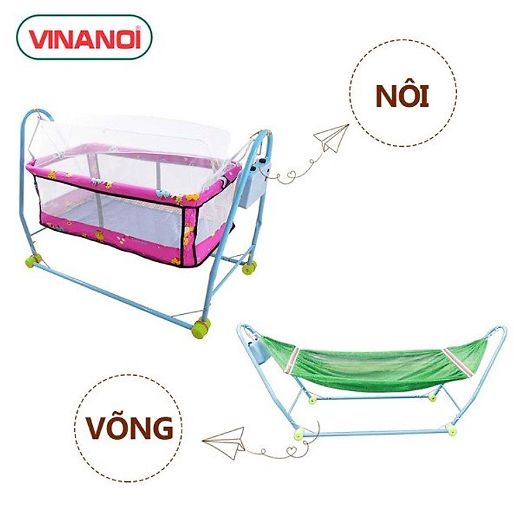 Nôi Võng Tự Động 2 Trong 1 VINANOI Chính hãng Giá rẻ