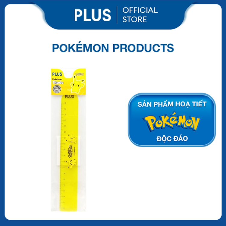 Thước Kẻ Pokemon Mới PLUS