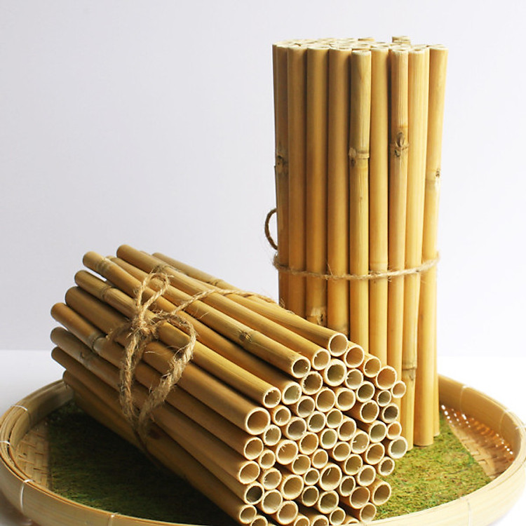 Ống hút cỏ sậy khô - 500 ống