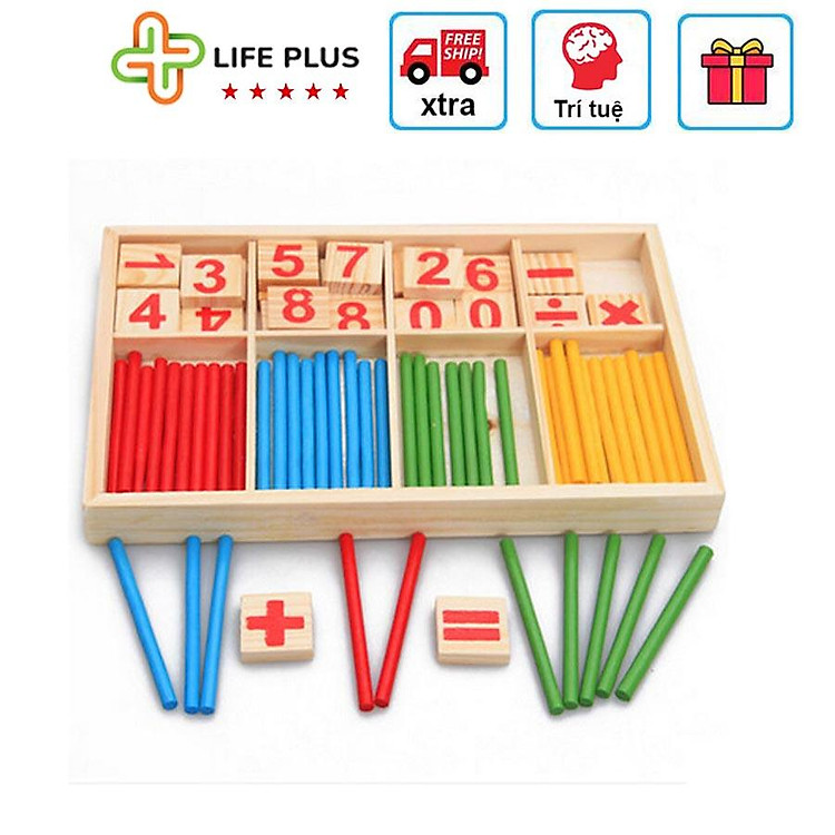 Bộ Đồ Chơi Gỗ Hộp Que Tính An Toàn Chính hãng Ưu đãi - Hình ảnh 5