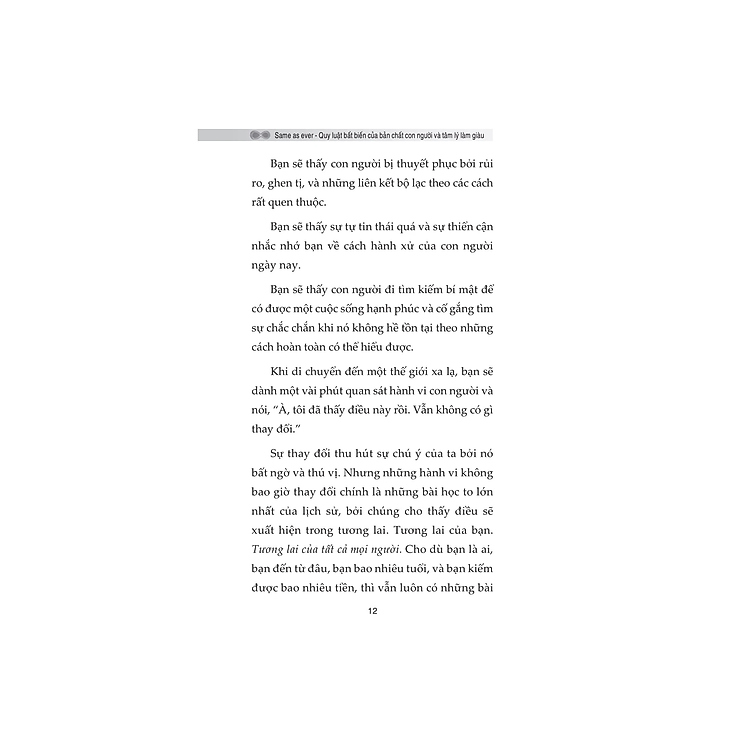 Same As Ever - Quy Luật Bất Biến Của Bản Chất Con Người Và Tâm Lý Làm Giàu - Ảnh 5