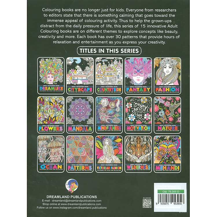 Ocean - Adults Colouring Book (Sách Tô Màu Dành Cho Người Lớn: Đại Dương) - Ảnh 2