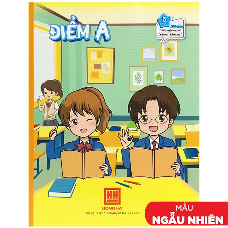 Tập Học Sinh Class Điểm A 5 Ô Ly Vuông (96 trang) 100gsm