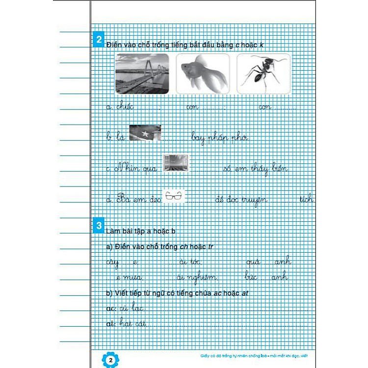 Vở Thực Hành Chính Tả Lớp 2 - Tập 2 - Ảnh 3