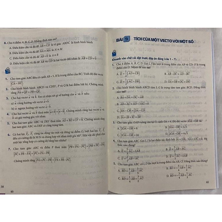 Bài Tập Toán Cơ Bản và Nâng Cao Lớp 10 (Tập 1 + Tập 2) - Ảnh 5