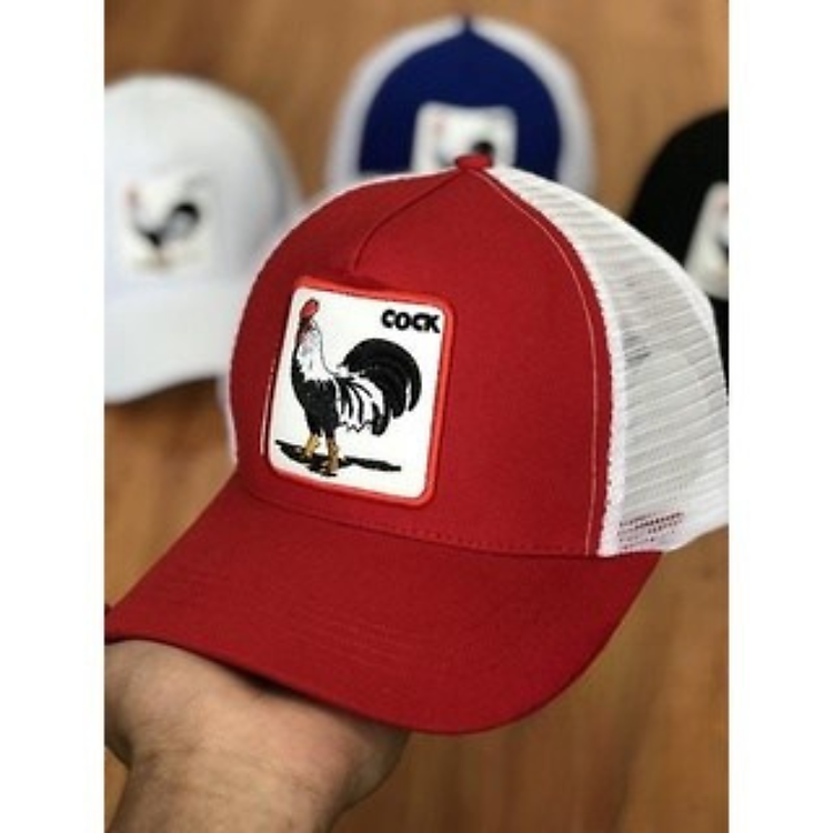 Nón kết, mũ lưỡi trai con Gà phối vải kaki thời trang nam nữ cao cấp