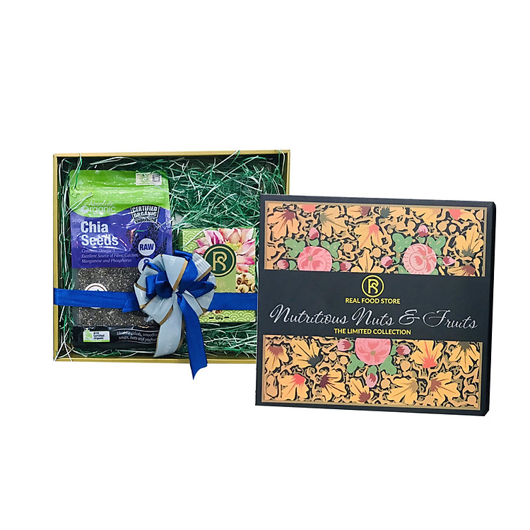 Hộp Quà Real Food 2 Món ( Hạt Chia & Hạt Sen Sấy)