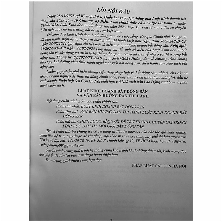 Luật Kinh Doanh Bất Động Sản và Văn Bản Hướng Dẫn Thi Hành - Ảnh 2