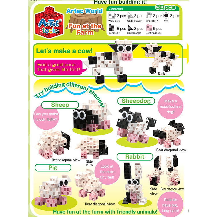 Mua Bộ đồ chơi lắp ghép Artec Nông trại Chính hãng Ưu đãi - Hình ảnh 2