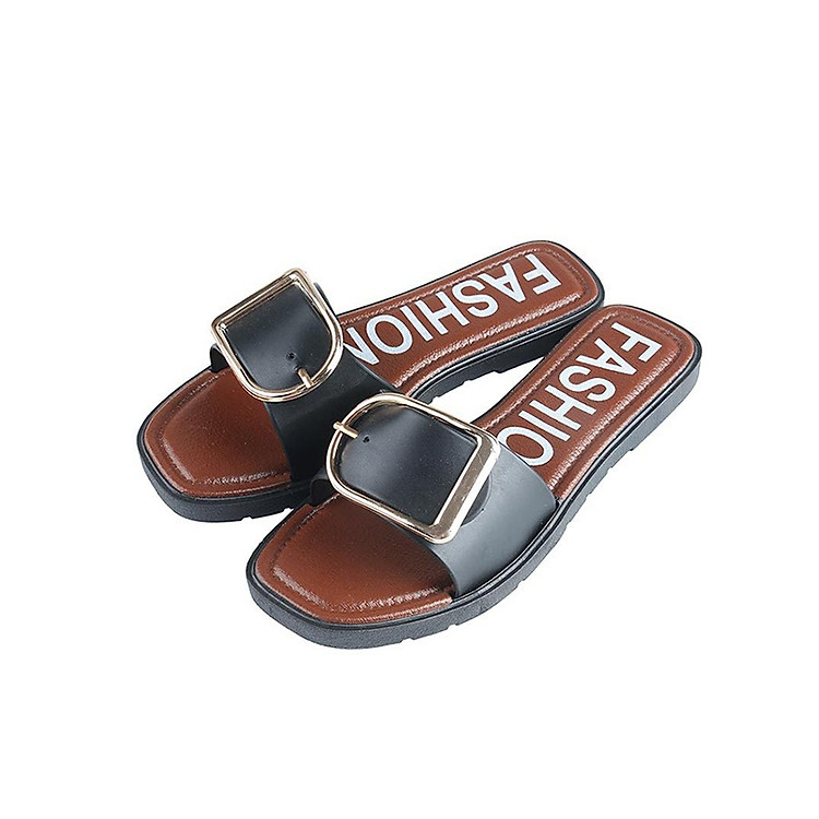Dép nữ đế bệt quai ngang 6345