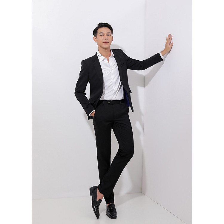 Bộ Vest nam Biluxury VBB03001 (đen)