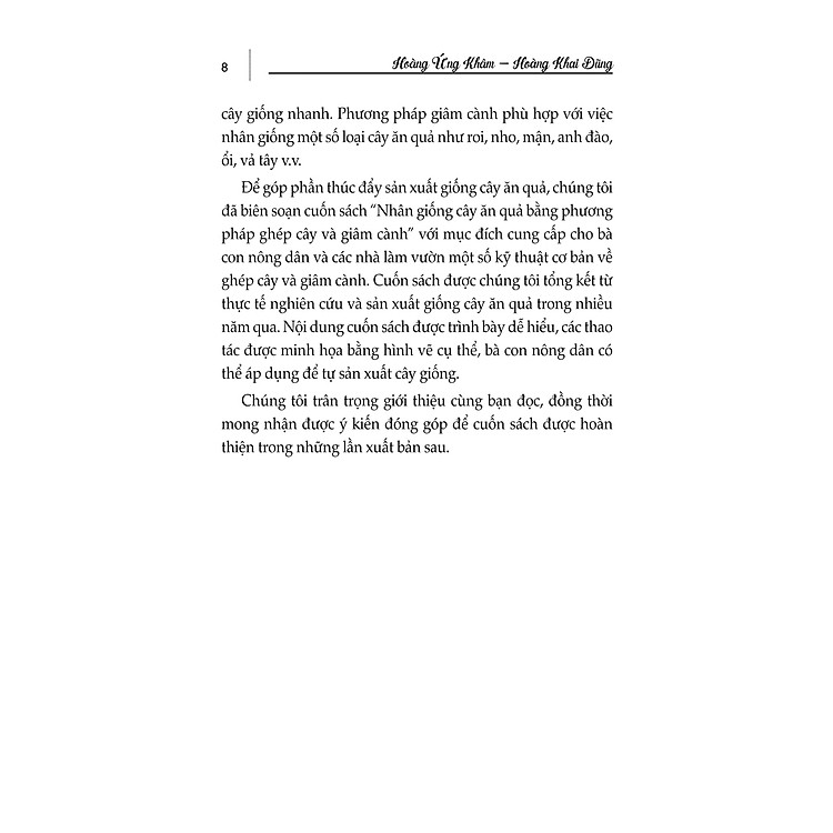 Kỹ Thuật Nhân Giống Cây Ăn Quả Bằng Phương Pháp Ghép Cây Và Giâm Cành (Tập 2) - Ảnh 4