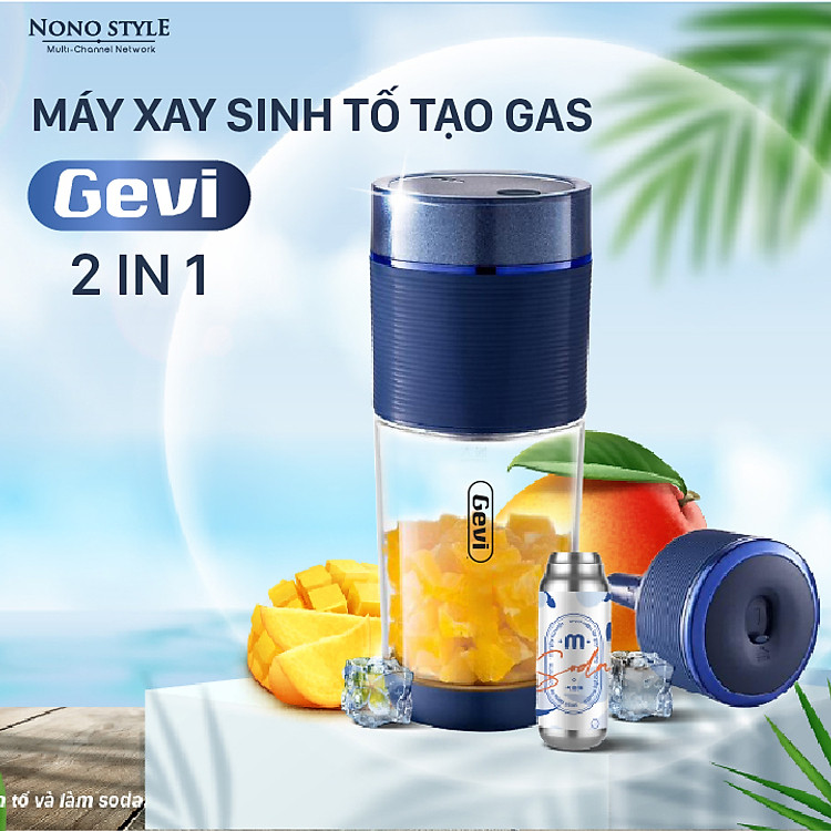 Máy Xay Sinh Tố Cầm Tay GEVI (50W - 260ML) - Hàng Chính Hãng