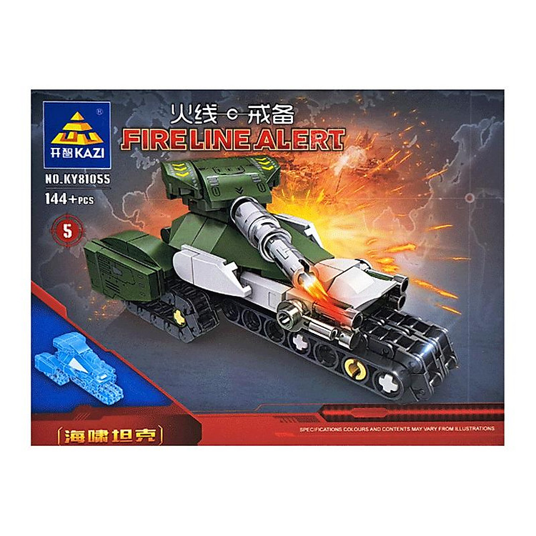 Mua Đồ Chơi Lắp Ráp Xe Tăng Kazi Chính hãng Ưu đãi - Hình ảnh 3