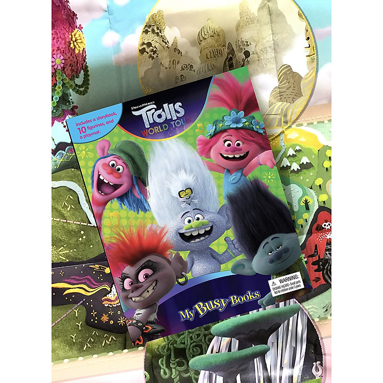 Dreamworks Trolls World Tour My Busy Books - Ảnh 3
