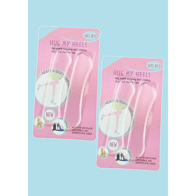 Combo miếng lót cho giày rộng V.2 Trong suốt (2 bộ / 4 miếng dán)