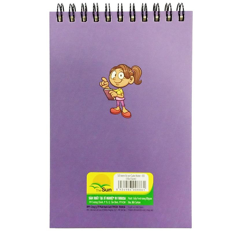 Sổ Lò Xo Teen Không Kẻ Có Chấm (80gsm) - Ảnh 3