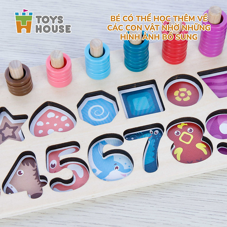 Mua Đồ chơi ghép gỗ cho trẻ 3-5 tuổi Chính hãng Tiết kiệm - Hình ảnh 3