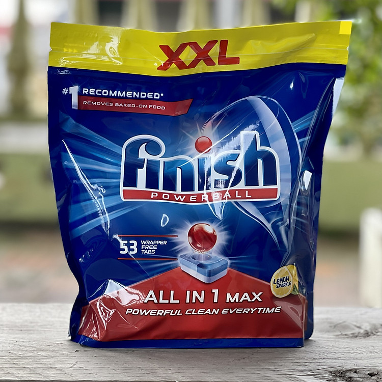 Viên rửa bát Finish Quantum 44 viên 12 chức năng trong 1 viên