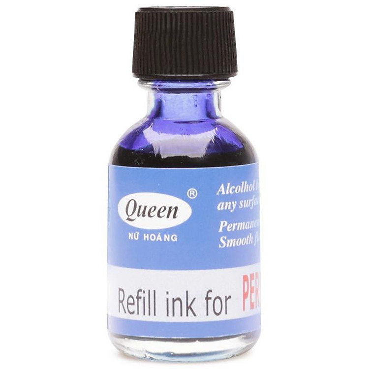 Mực Bút Lông Dầu Queen RFI-01 - Màu Xanh - Ảnh 3