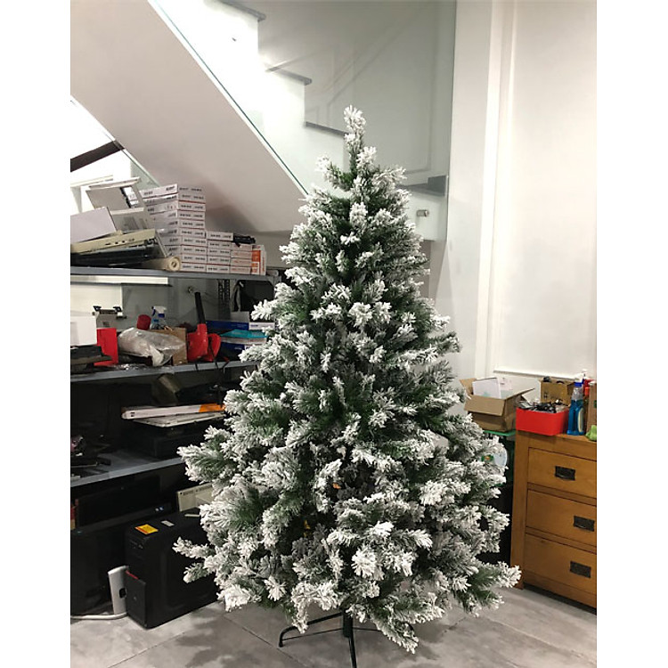 Cây thông Noel phủ tuyết cao 1m8 - Ảnh 5