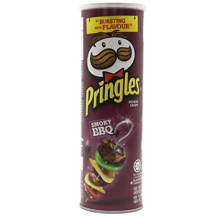 Khoai tây chiên giòn Pringles nhập khẩu Mỹ (USA) 158g vị Thịt nướng