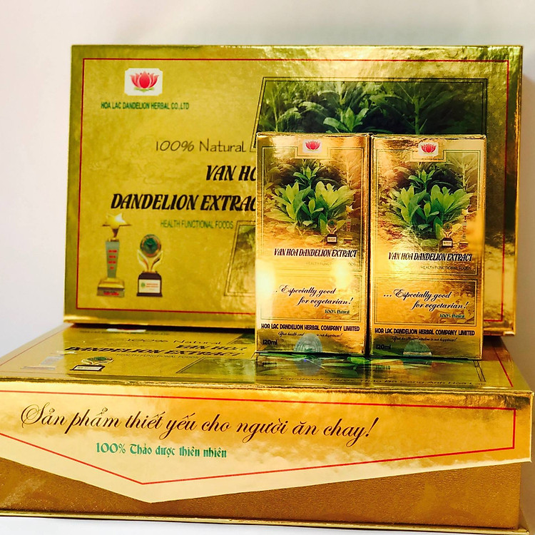 Thực Phẩm Bảo Vệ Sức Khỏe Cao Thảo Dược Bồ Công Anh Vạn Hoa - Bộ sản phẩm 3 Lọ - Sản Phẩm Chỉ Dành Cho Người Ăn Chay