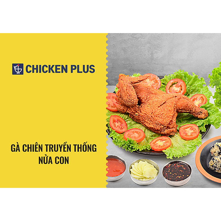 Chicken Plus - Gà Chiên Truyền Thống Nửa Con