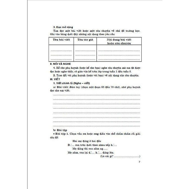 Tuyển Tập Đề Kiểm Tra Tiếng Việt Lớp 3 - Ảnh 5