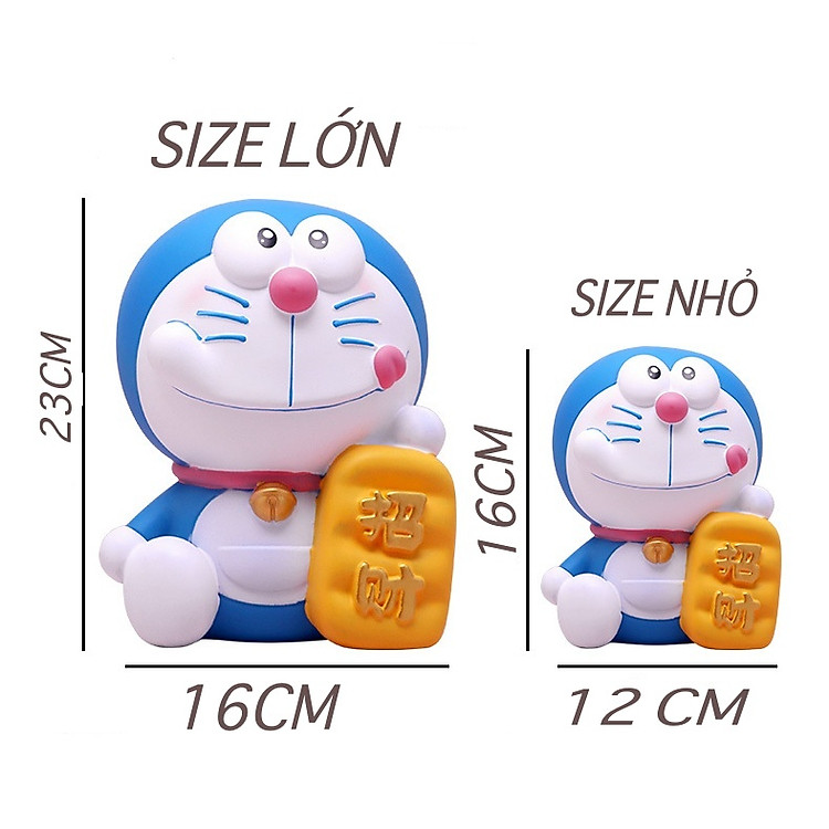 Ống Tiết Kiệm Mèo Máy Doreamon (16cm) - Ảnh 2