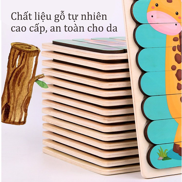 Mua Bộ Đồ Chơi Gỗ Montessori Cho Trẻ Chính hãng Ưu đãi - Hình ảnh 3