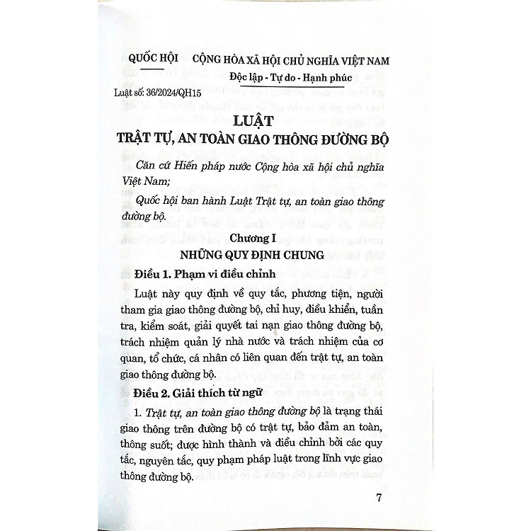 Luật Trật Tự, An Toàn Giao Thông Đường Bộ Năm 2024 - Ảnh 3