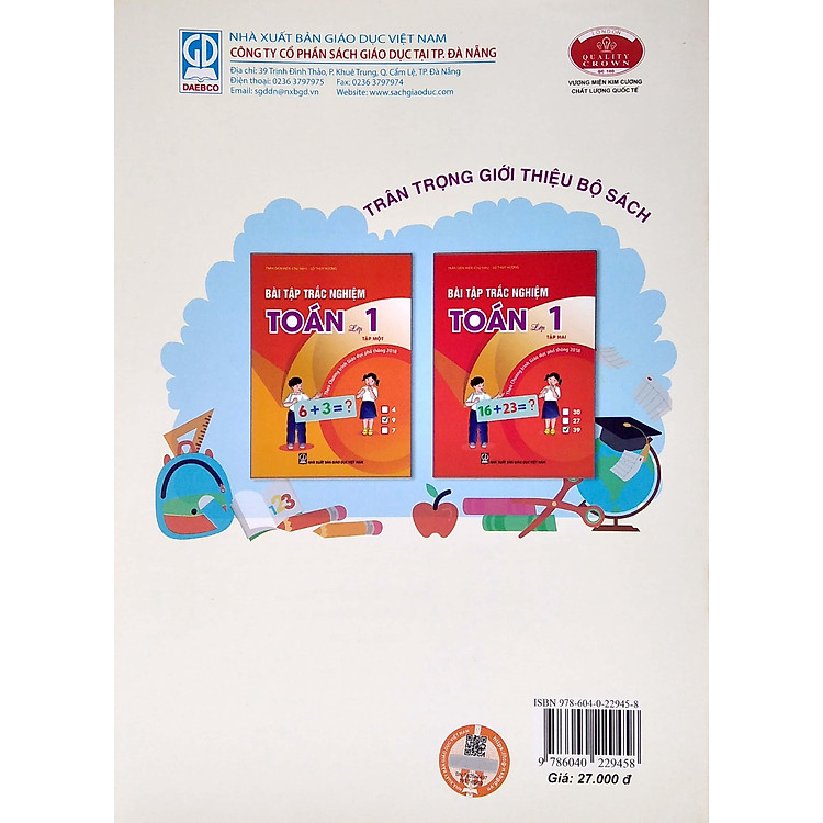 Bài Tập Trắc Nghiệm Toán Lớp 1 - Tập 2 (Theo Chương Trình Giáo Dục Phổ Thông 2018) - Ảnh 7