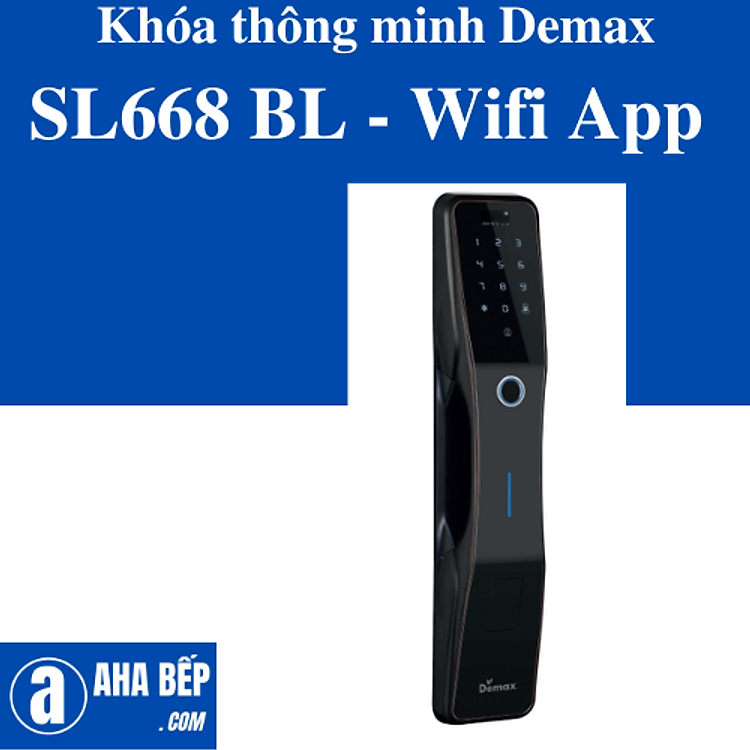 KHÓA THÔNG MINH DEMAX SL668 BL - HÀNG CHÍNH HÃNG