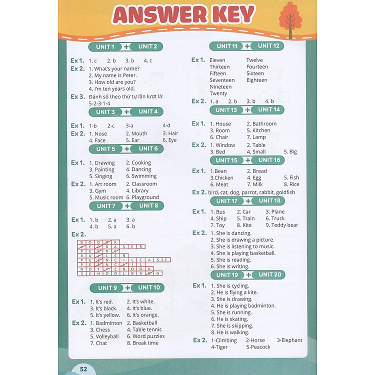 Luyện Viết Chữ Đẹp Từ Vựng Tiếng Anh 3 - Theo Chương Trình Sách Giáo Khoa - Ảnh 6