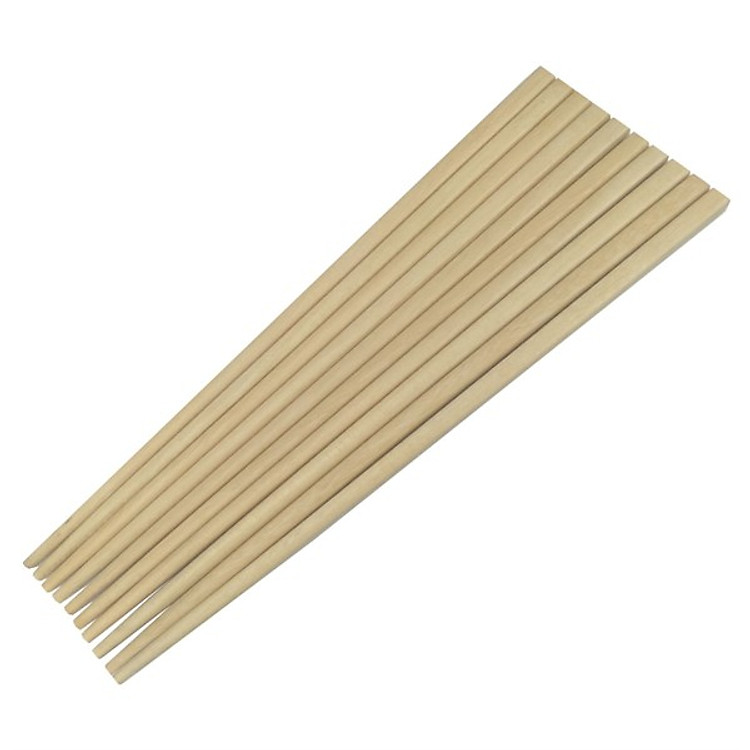 Hộp 10 đôi đũa bằng gỗ tự nhiên chống nấm mốc GS0036