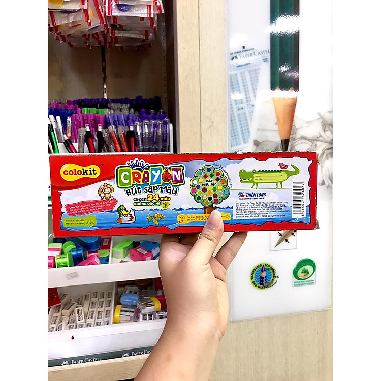 Sáp Màu Thiên Long CR-C021 (24 màu) - Ảnh 4
