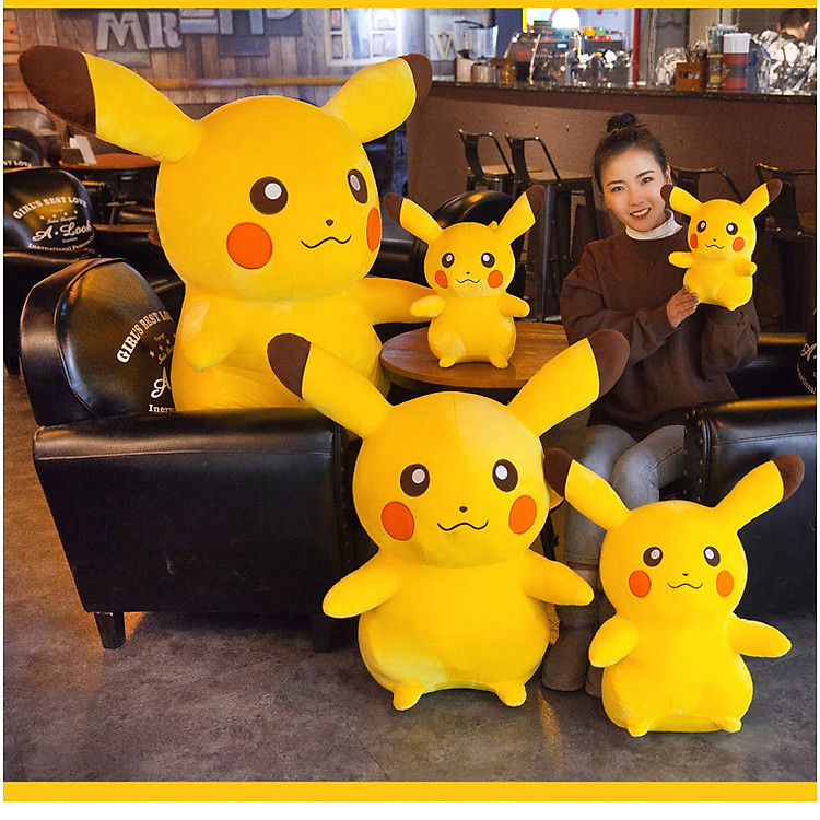 Gấu bông Pikachu siêu mềm cho bé Chính hãng Giá tốt - Hình ảnh 3