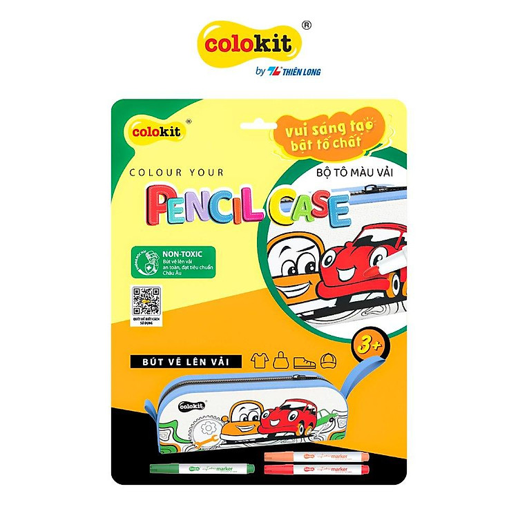 Bộ Tô Màu Phương Tiện Giao Thông Thiên Long Colokit KIT-C034