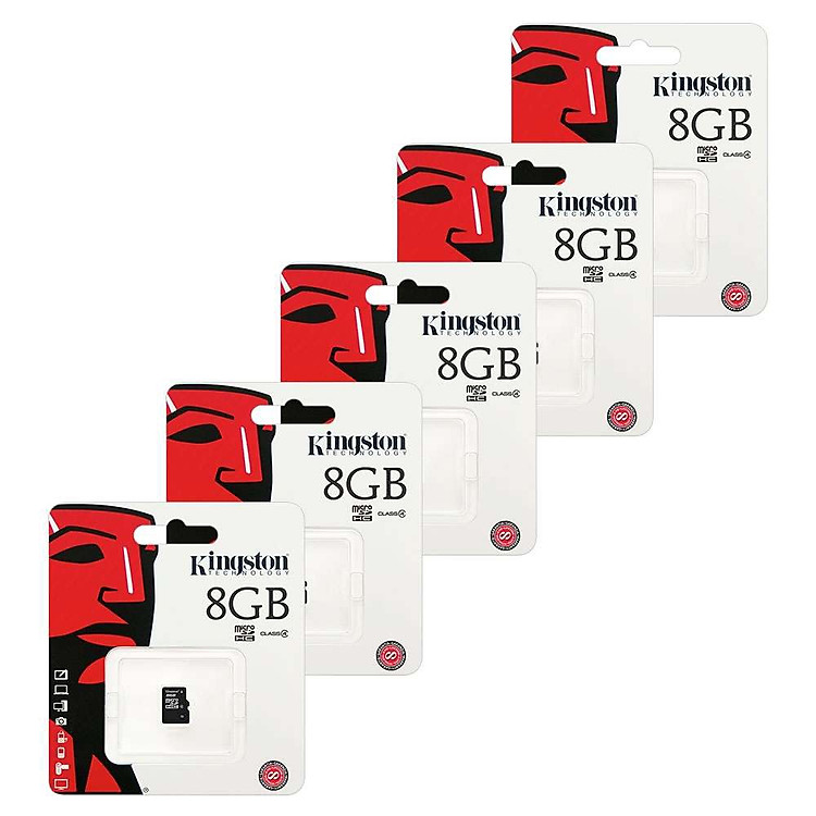 Thẻ Nhớ Micro SD Kingston 8GB SDHC Class 4 Kèm Adapter - Hàng Chính Hãng