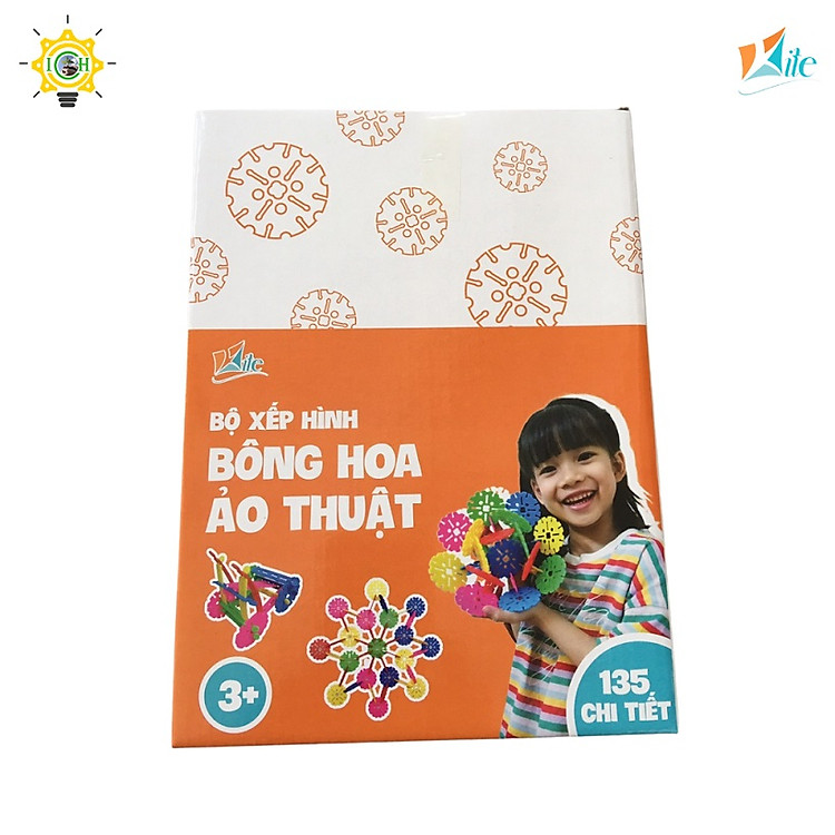 Mua tại Lazada: Đồ chơi Xếp Hình Bông Hoa KITE 1104 Chính hãng Giá rẻ