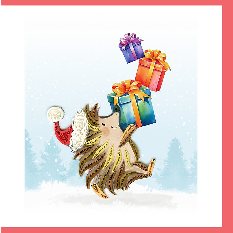 Thiệp Nghệ Thuật Giấy Xoắn - Niềm Vui Bé Nhỏ - Little Joy - Christmas - Việt Net - 10x10