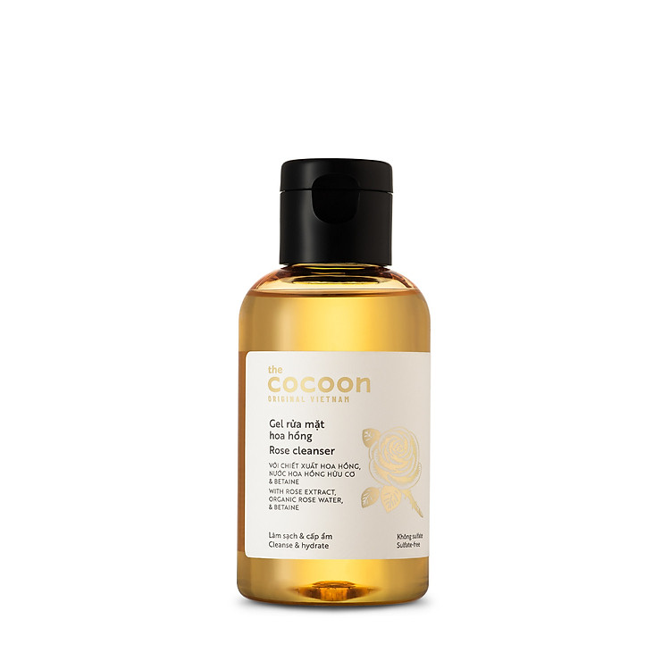 Gel Rửa Mặt Hoa Hồng Cocoon 140ml
