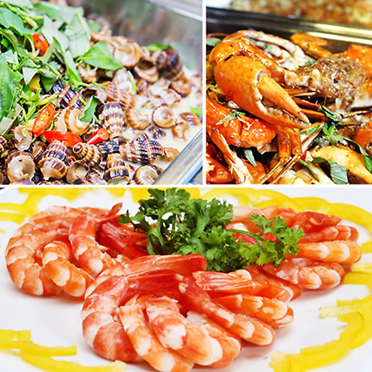 Buffet Trưa Với 70 Món Á, Âu, Việt Và Hải Sản Nướng - Nhà hàng - Liberty Hotel Saigon Parkview
