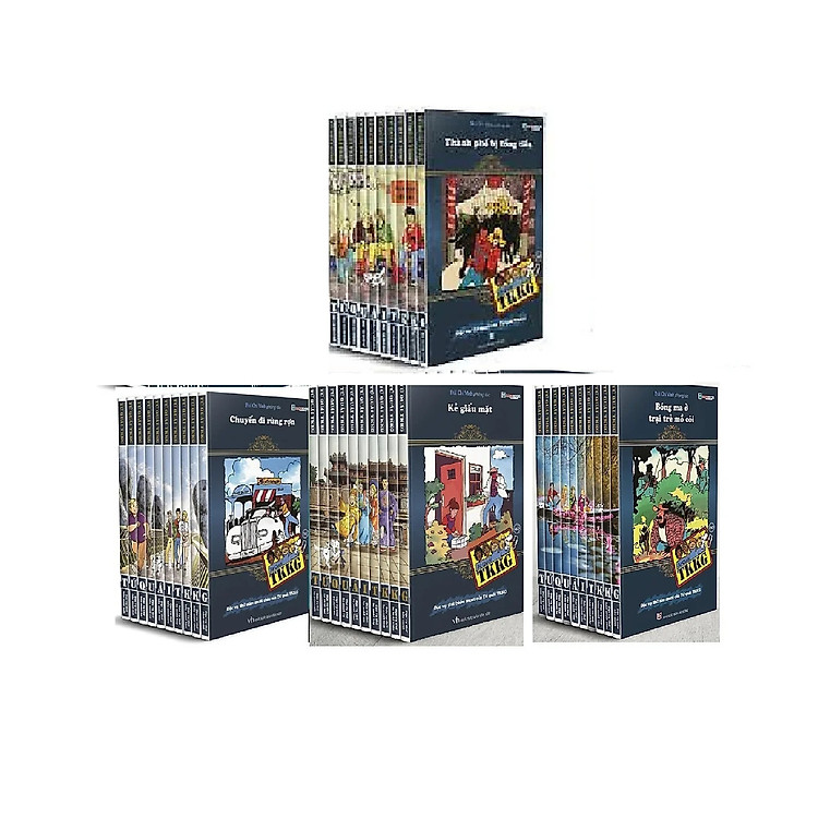 TỨ QUÁI TKKG - Combo 4 set ( từ tập 21-60) - Bùi Chí Vinh phóng tác – NXB Văn học
