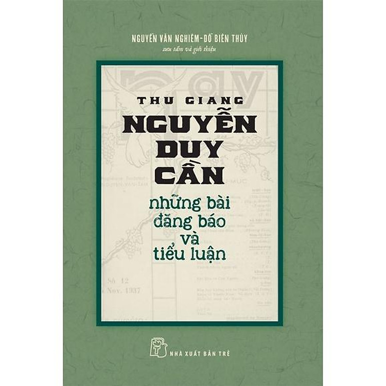 Newshop: Thu Giang Nguyễn Duy Cần Những Bài Đăng Báo Và Tiểu Luận