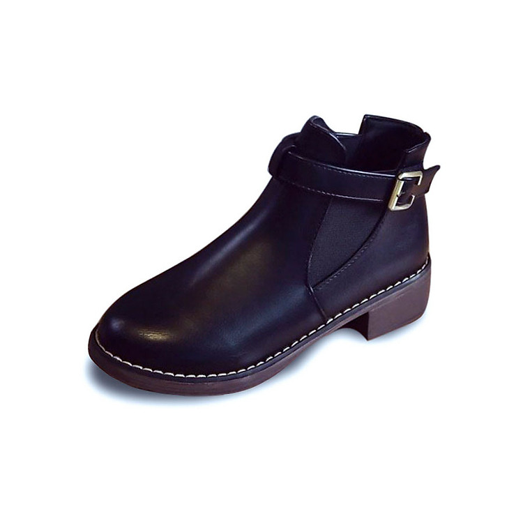 Giày chelsea boots nữ có đai Rozalo RM3758