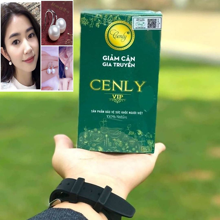Thảo Mộc Hỗ Trợ Giảm Béo Cenly +Tặng Hoa tai ngọc trai cực xinh (Cenly VIP)